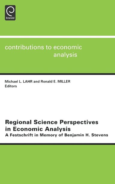 M. L. Lahr, R. E. Miller - Regional Science Perspectives in Economic Analysis, Inbunden