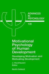 bokomslag Motivational Psychology of Human Development