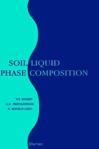 bokomslag Soil Liquid Phase Composition