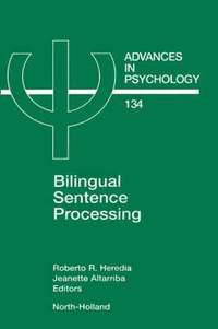 bokomslag Bilingual Sentence Processing