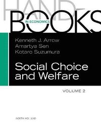 bokomslag Handbook of Social Choice and Welfare