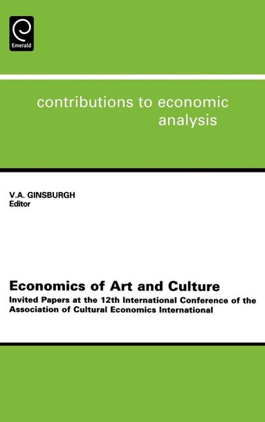 Victor Ginsburgh - Economics of Art and Culture, Inbunden