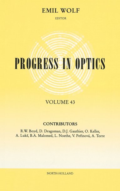 bokomslag Progress in Optics