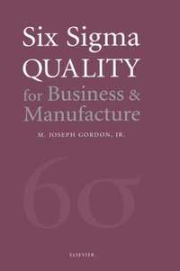 bokomslag Six Sigma Quality for Business and Manufacture