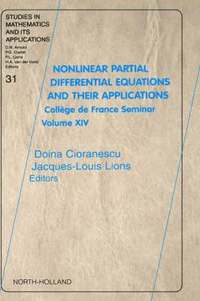 bokomslag Nonlinear Partial Differential Equations and Their Applications