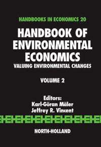 bokomslag Handbook of Environmental Economics