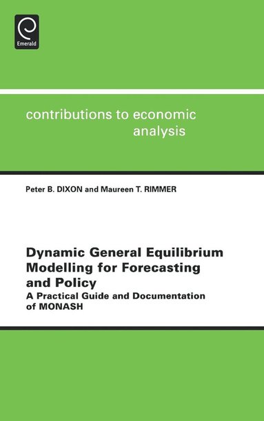 bokomslag Dynamic General Equilibrium Modelling for Forecasting and Policy