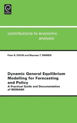 Dynamic General Equilibrium Modelling for Forecasting and Policy 1