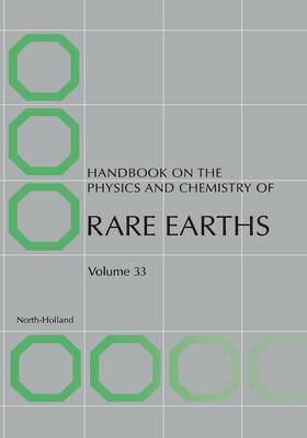 bokomslag Handbook on the Physics and Chemistry of Rare Earths