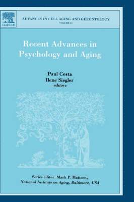 Paul Costa, P. Costa, I.C. Siegler - Recent Advances in Psychology and Aging, Inbunden