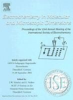 bokomslag Electrochemistry in Molecular and Microscopic Dimensions