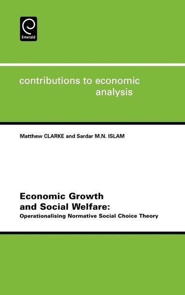 bokomslag Economic Growth and Social Welfare