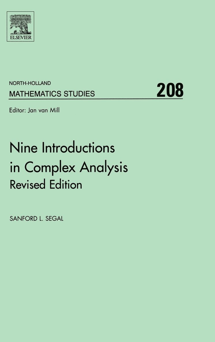 Nine Introductions in Complex Analysis - Revised Edition 1