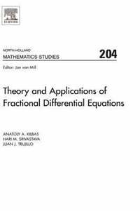 bokomslag Theory and Applications of Fractional Differential Equations