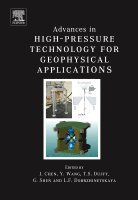 J. Chen, Y. Wang, Simon Duffy, G. Shen, L.P. Dobrzhinetskaya - Advances in High-Pressure Techniques for Geophysical Applications, Inbunden