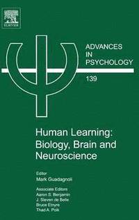 bokomslag Human Learning: Biology, Brain, and Neuroscience