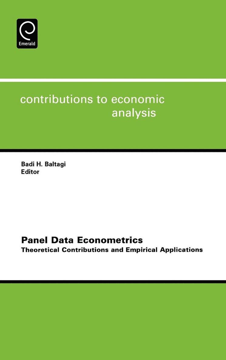 Badi H. Baltagi - Panel Data Econometrics, Inbunden