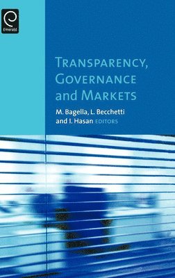 bokomslag Transparency, Governance and Markets