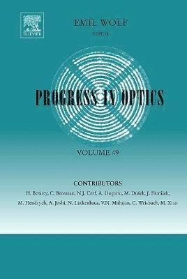 E., Wolf - Progress in Optics, Inbunden