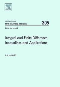 bokomslag Integral and Finite Difference Inequalities and Applications