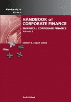 Bj�rn Espen Eckbo - Handbook of Empirical Corporate Finance, Inbunden