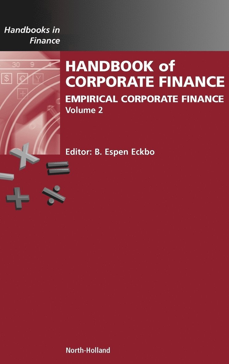 Handbook of Empirical Corporate Finance 1