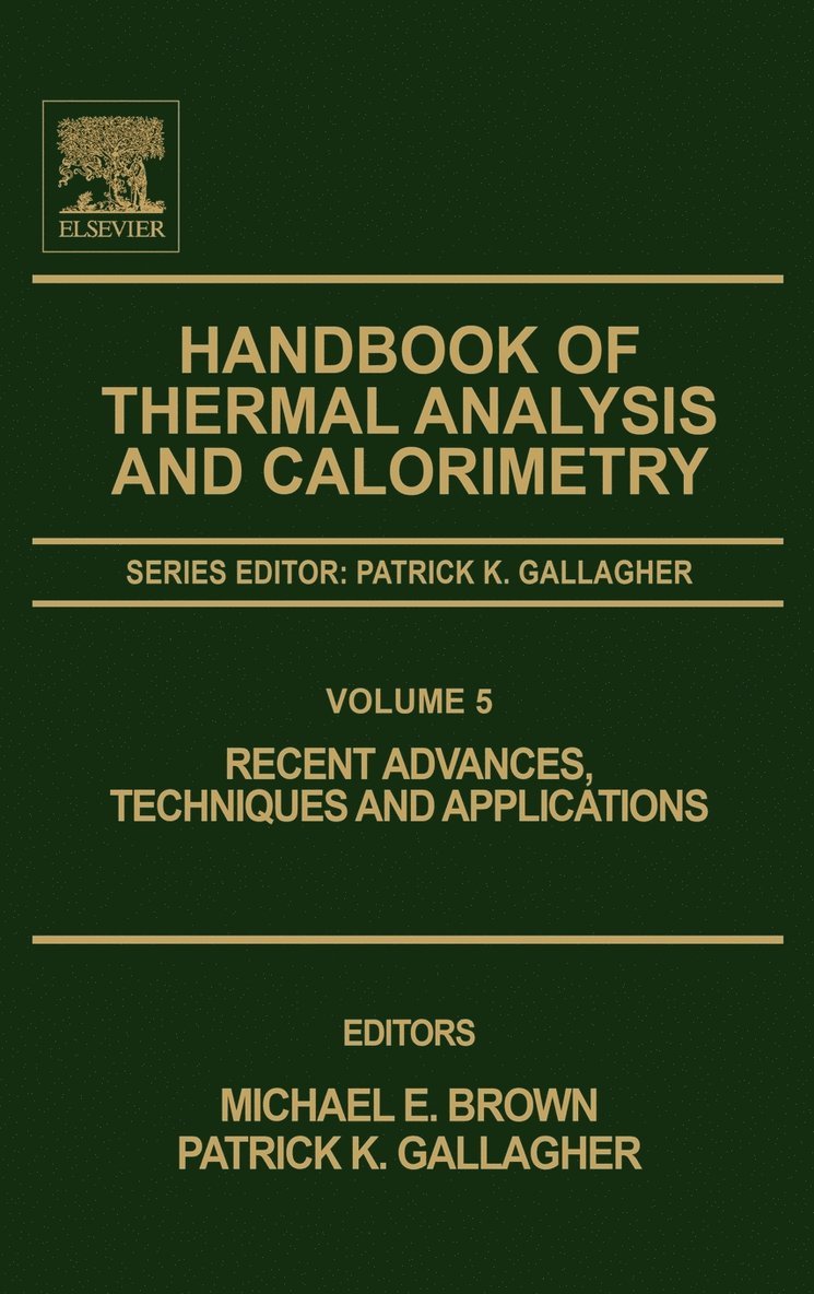 Handbook of Thermal Analysis and Calorimetry 1