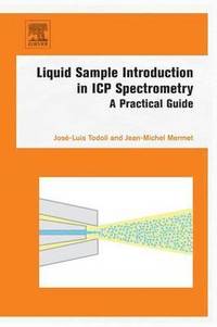 bokomslag Liquid Sample Introduction in ICP Spectrometry