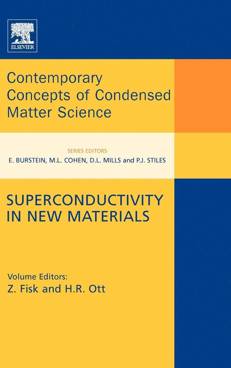 Superconductivity in New Materials 1
