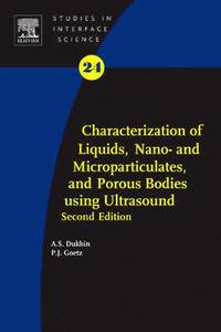 bokomslag Characterization of Liquids, Nano- and Microparticulates, and Porous Bodies using Ultrasound