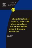 Andrei S. Dukhin, Philip J. Goetz - Characterization of Liquids, Nano- and Microparticulates, and Porous Bodies using Ultrasound, Inbunden
