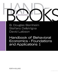 bokomslag Handbook of Behavioral Economics - Foundations and Applications 1