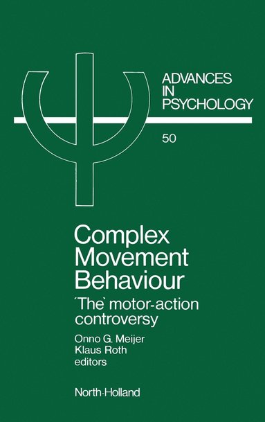 Onno Ed Meijer, O. G. Meijer O. G., O.G. Meijer, K. Roth - Complex Movement Behaviour, Inbunden
