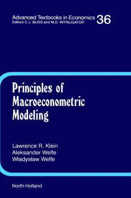 bokomslag Principles of Macroeconometric Modeling