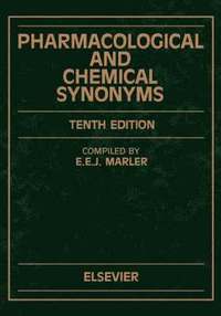 bokomslag Pharmacological and Chemical Synonyms