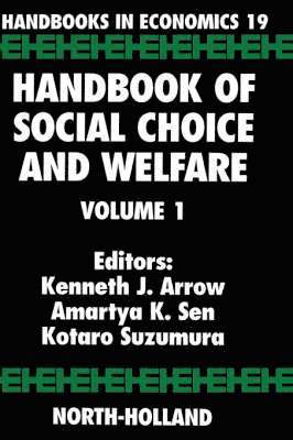 K. J. Arrow, M. A. K. Sen, Kenneth J. Arrow, A.K. Sen, Kotaro Suzumura - Handbook of Social Choice and Welfare, Inbunden