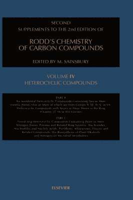 SAINSBURY - Heterocyclic Compounds, Part K: 6-membered Heterocyclic Compounds, Inbunden