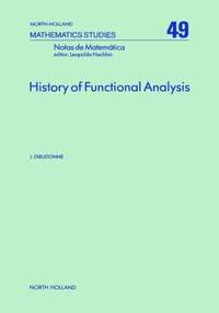 bokomslag History of Functional Analysis