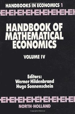 Handbook of Mathematical Economics 1