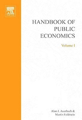 Martin Feldstein, A.J. Auerbach - Handbook of Public Economics, Inbunden
