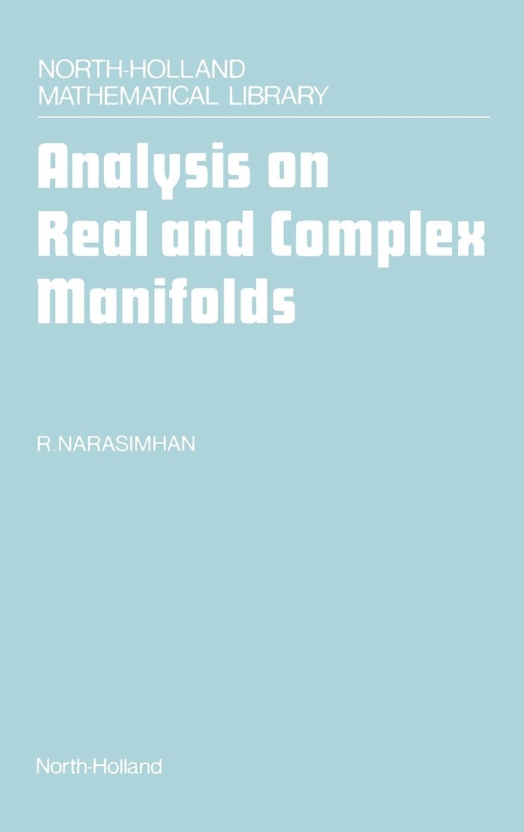 Analysis on Real and Complex Manifolds 1