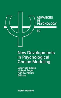 bokomslag New Developments in Psychological Choice Modeling