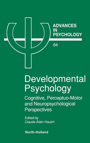 bokomslag Advances In Psychology V64