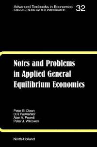 bokomslag Notes and Problems in Applied General Equilibrium Economics