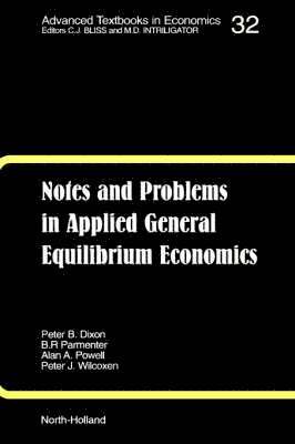 Notes and Problems in Applied General Equilibrium Economics 1