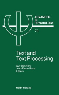 bokomslag Text And Text Processing