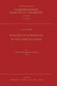 bokomslag Analysis of Substances in the Gaseous Phase