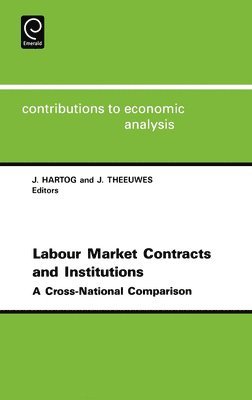 J. Hartog, J. Theeuwes - Labor Market Contracts and Institutions, Inbunden
