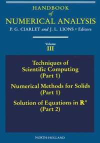 bokomslag Techniques of Scientific Computing (Part 1) - Solution of Equations in Rn