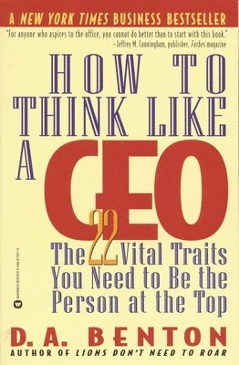 bokomslag How To Think Like A Ceo